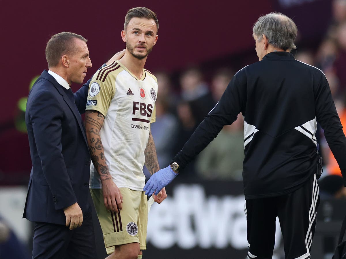 James Maddison subbed off with injury just days after being named in England World Cup squad