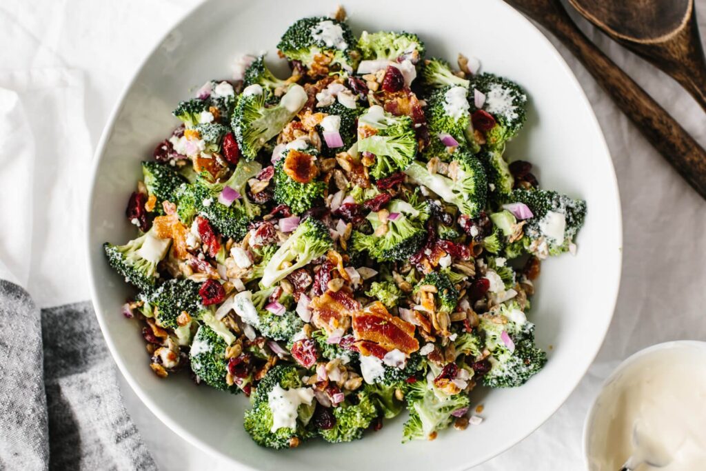 Classic Broccoli Salad | Downshiftology