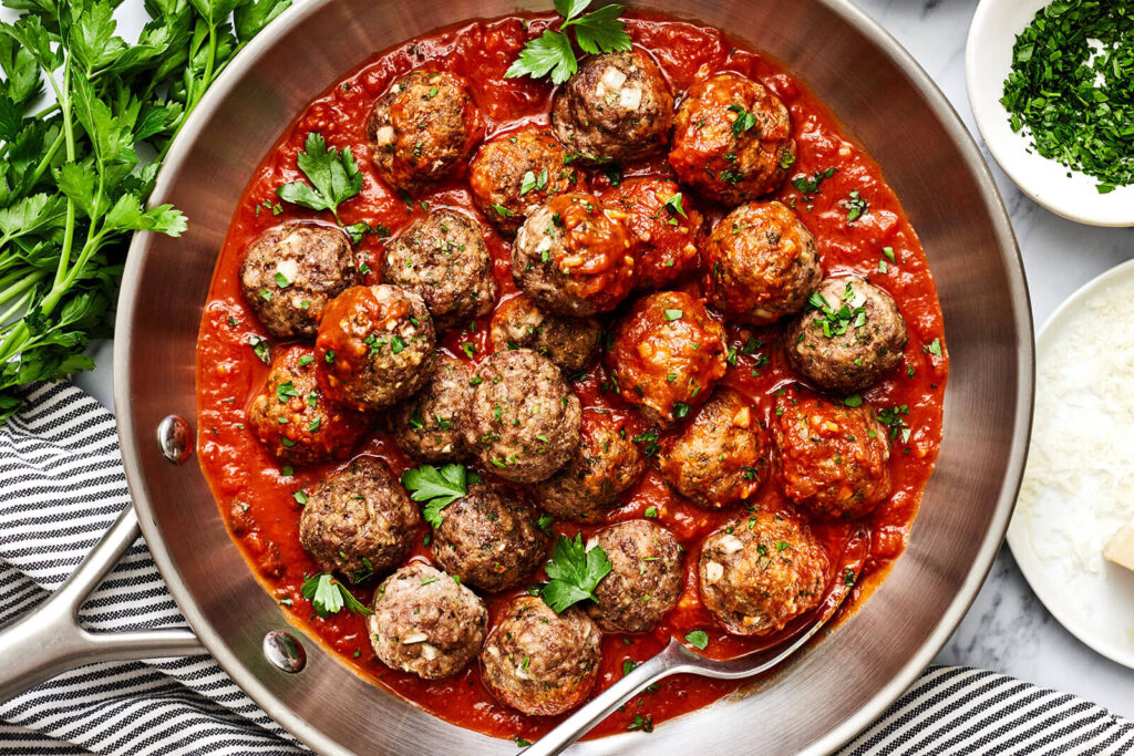 Homemade Meatballs - Downshiftology