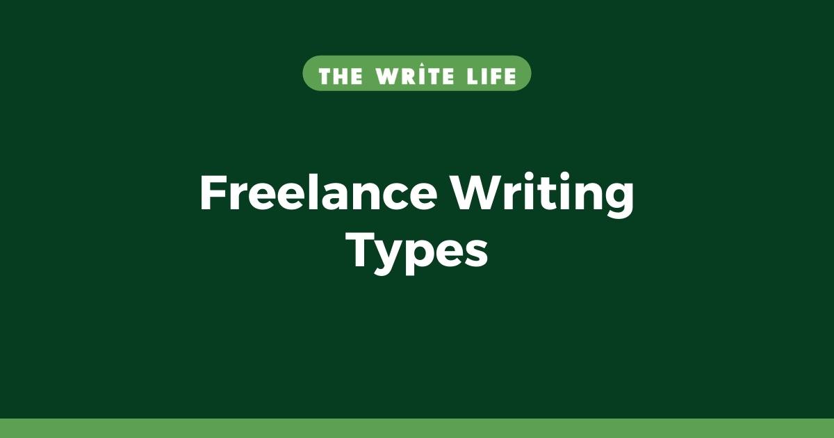 Freelance Writing Types