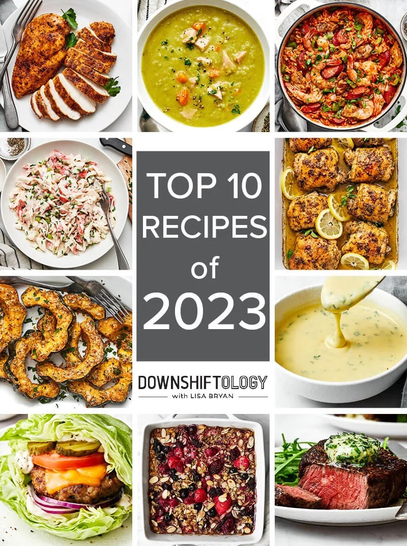 Compilation image of top 10 recipes.