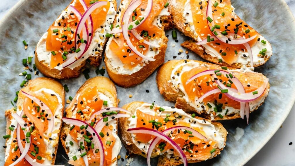 Smoked Salmon Crostini | Ambitious Kitchen