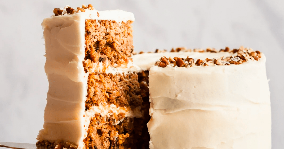 The Best Healthy Carrot Cake You'll Ever Eat (gluten free!)