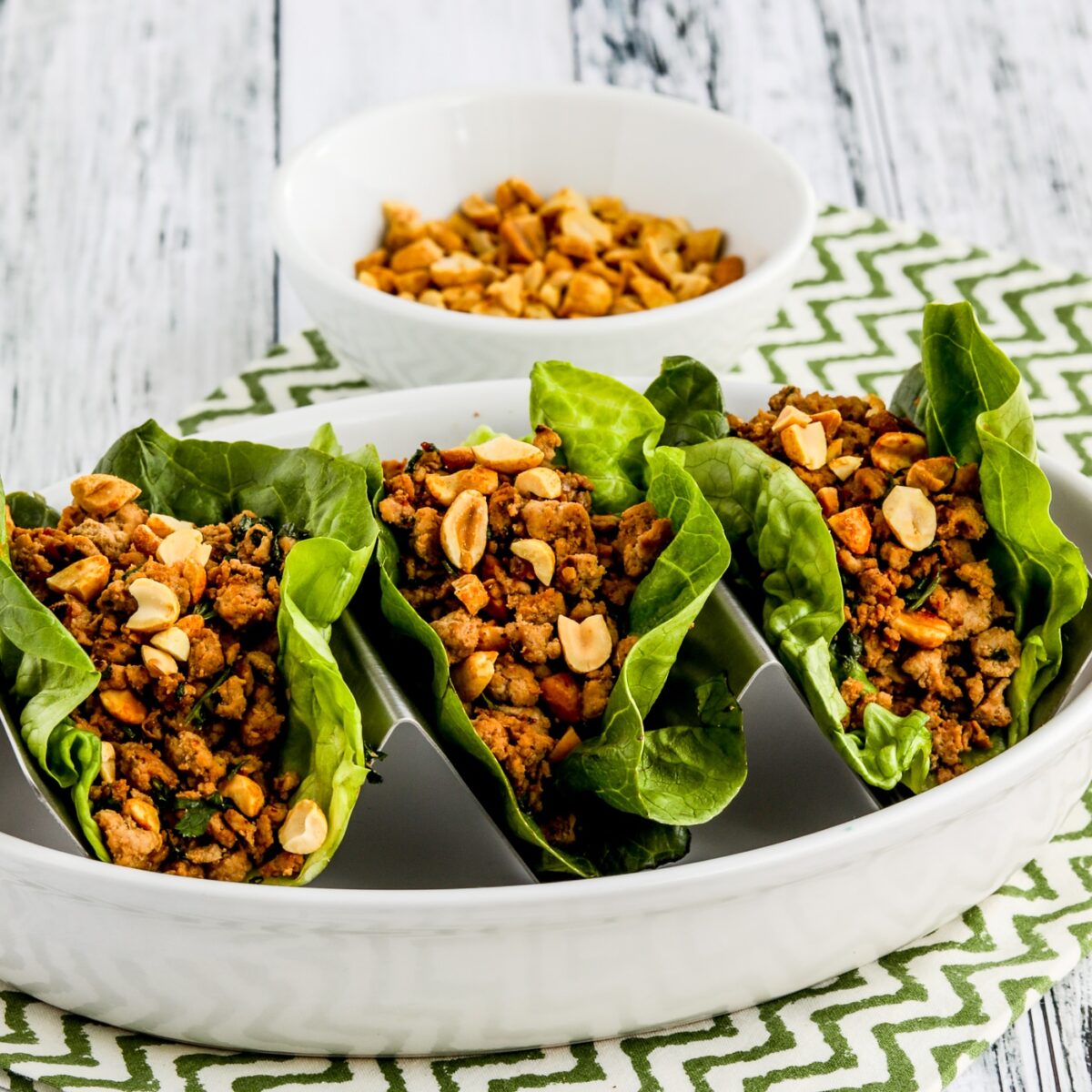 Asian Lettuce Cups with Spicy Ground Turkey (Video) – Kalyn's Kitchen
