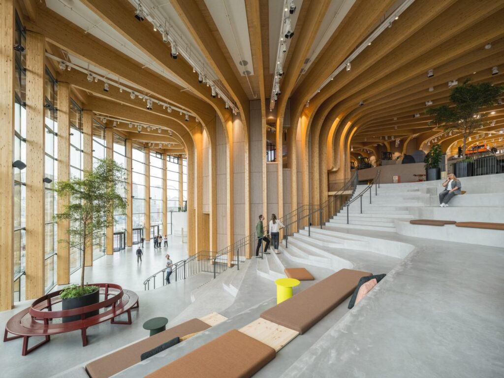 Henning Larsen’s World of Volvo Embraces Nature With A Timber Canopy