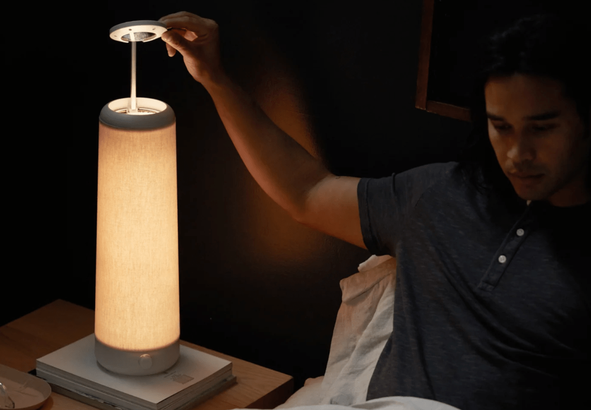 Nightside's ambient lamp rethinks the reading light